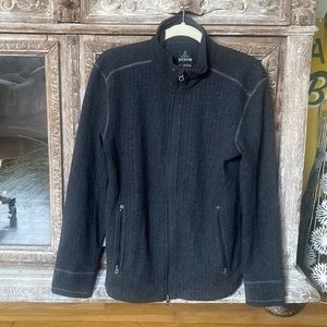 Prana Men's Black Full-Zip Sweater Jacket